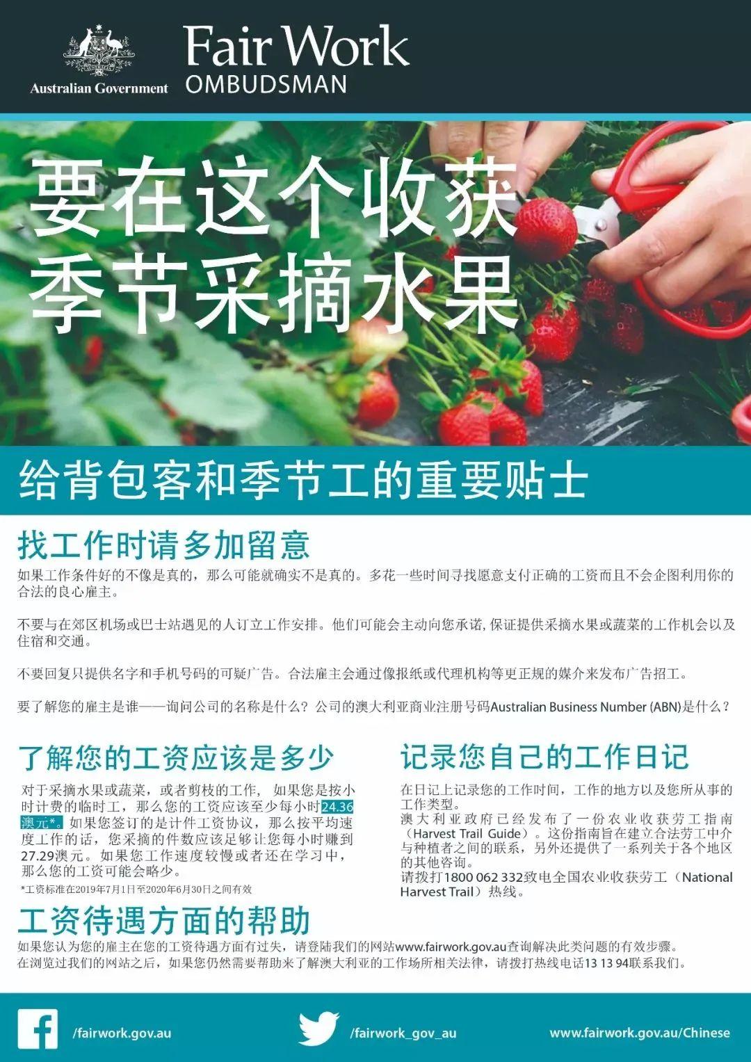 在澳洲工作，这些权益必须要了解