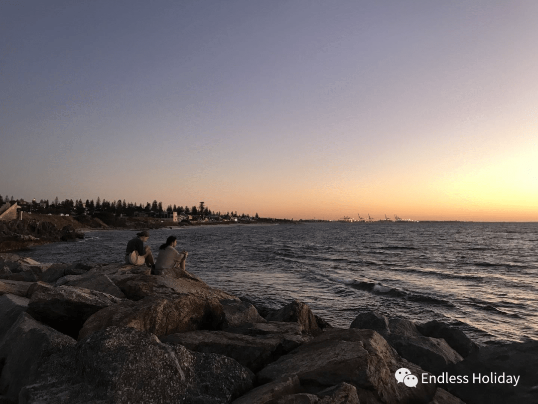 西澳Busselton：驶去天空的海上小火车